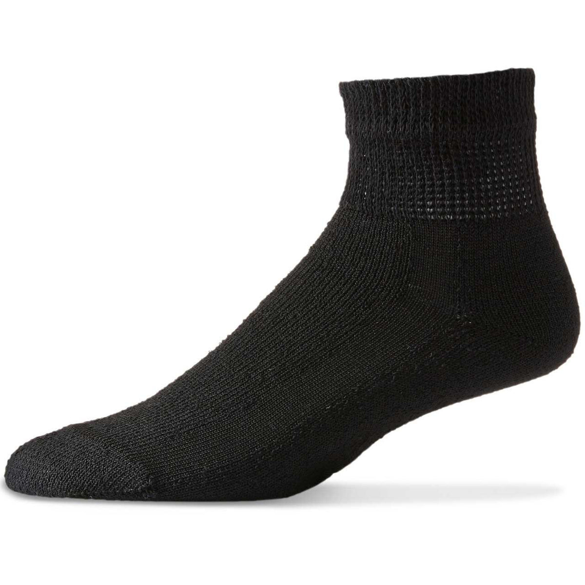 Diabetic Quarter Length  Sock Assortment  12 Pairs Made in the USA