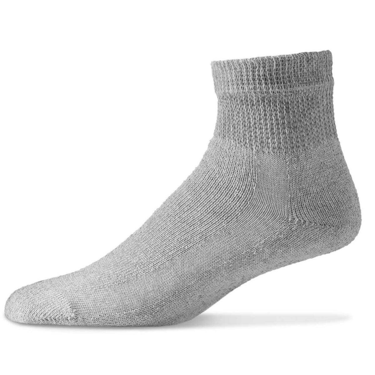 Diabetic Quarter Length  Sock Assortment  12 Pairs Made in the USA