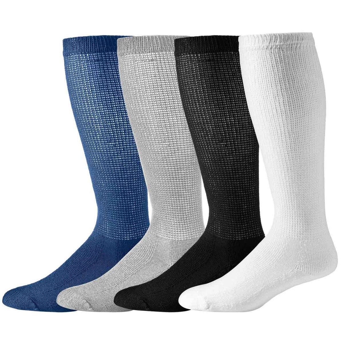 Diabetic Over the Calf Sock Assortment  12 Pairs Made in America