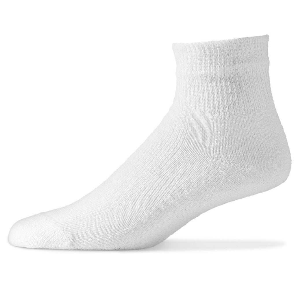 Diabetic Quarter Length  Sock Assortment  12 Pairs Made in the USA